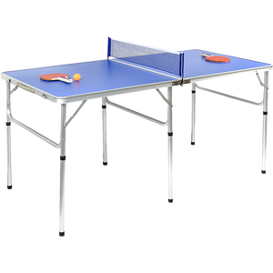 NNEDSZ 152cm Portable Tennis Table, Folding Ping Pong Table Game Set