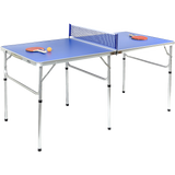 NNEDSZ 152cm Portable Tennis Table, Folding Ping Pong Table Game Set