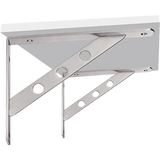 NNEDSZ L Bracket Heavy Duty Stainless Steel Solid Shelf Support Corner Brace 2-Pack
