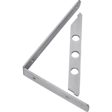 NNEDSZ L Bracket Heavy Duty Stainless Steel Solid Shelf Support Corner Brace 2-Pack