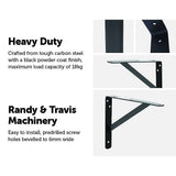NNEDSZ Heavy Duty Shelf Bracket, 20cm x 16cm 10-Pack