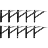 NNEDSZ Heavy Duty Shelf Bracket, 20cm x 16cm 10-Pack