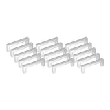 NNEDSZ Brushed Nickel Stainless Steel Kitchen Cabinet Square Drawer Pull Door Handles 15-Pack