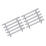 NNEDSZ Solid Stainless Steel Polished Chrome Kitchen Cabinet Drawer Pull Door Handles 10-Pack
