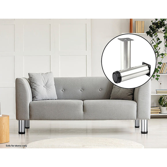 NNEDSZ 4 x 15cm Adjustable Round Cupboard Table Sofa Bed Feet Furniture Leg