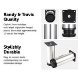 NNEDSZ 4 x 12cm Adjustable Round Cupboard Table Sofa Bed Feet Furniture Leg