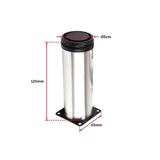 NNEDSZ 4 x 12cm Adjustable Round Cupboard Table Sofa Bed Feet Furniture Leg