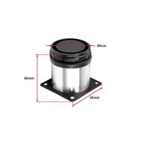 NNEDSZ 4 x 8cm Adjustable Round Cupboard Table Sofa Bed Feet Furniture Leg