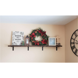 NNEDSZ Heavy Duty Shelf Bracket, 15cm x 25cm 4-Pack