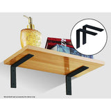 NNEDSZ Heavy Duty Shelf Bracket, 15cm x 25cm 4-Pack