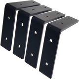 NNEDSZ Heavy Duty Shelf Bracket, 15cm x 25cm 4-Pack