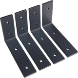 NNEDSZ Heavy Duty Shelf Bracket, 15cm x 25cm 4-Pack
