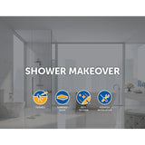 NNEDSZ 900 x 2000mm Frameless 10mm Safety Glass Shower Screen