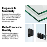 NNEDSZ 900 x 2000mm Frameless 10mm Safety Glass Shower Screen