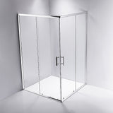 NNEDSZ 1200 x 800mm Sliding Door Nano Safety Glass Shower Screen By Della Francesca