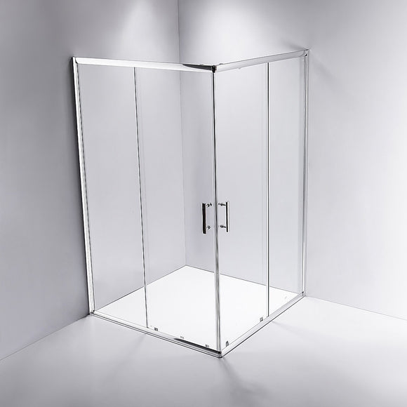 NNEDSZ 1200 x 900mm Sliding Door Nano Safety Glass Shower Screen By Della Francesca