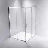 NNEDSZ 1200 x 900mm Sliding Door Nano Safety Glass Shower Screen By Della Francesca