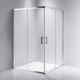 NNEDSZ 1200 x 1200mm Sliding Door Nano Safety Glass Shower Screen By Della Francesca