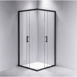 NNEDSZ 800 x 800mm Sliding Door Nano Safety Glass Shower Screen By Della Francesca