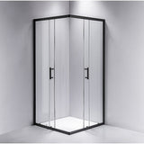 NNEDSZ 800 x 1200mm Sliding Door Nano Safety Glass Shower Screen By Della Francesca