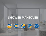 NNEDSZ 1000 x 2100mm Frameless 10mm Safety Glass Shower Screen