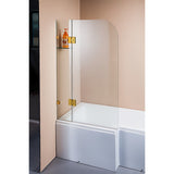 NNEDSZ 900 x 1450mm Frameless Bath Panel 10mm Glass Shower Screen By Della Francesca