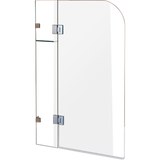 NNEDSZ 900 x 1450mm Frameless Bath Panel 10mm Glass Shower Screen By Della Francesca