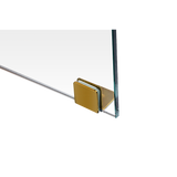 NNEDSZ 900 x 900mm Frameless 10mm Glass Shower Screen By Della Francesca