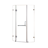 NNEDSZ 900 x 900mm Frameless 10mm Glass Shower Screen By Della Francesca