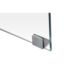 NNEDSZ 900 x 900mm Frameless 10mm Glass Shower Screen By Della Francesca