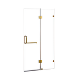 NNEDSZ 100 x 200cm Wall to Wall Frameless Shower Screen 10mm Glass By Della Francesca