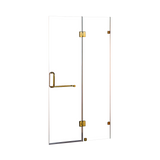 NNEDSZ 120 x 200cm Wall to Wall Frameless Shower Screen 10mm Glass By Della Francesca