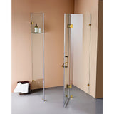NNEDSZ 1200 x 900mm Frameless 10mm Glass Shower Screen By Della Francesca