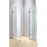 NNEDSZ 1000 x 900mm Frameless 10mm Glass Shower Screen By Della Francesca