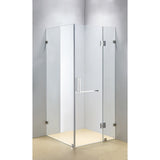 NNEDSZ 1000 x 900mm Frameless 10mm Glass Shower Screen By Della Francesca