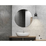 NNEDSZ 80cm Round Wall Mirror Bathroom Makeup Mirror by Della Francesca
