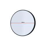 NNEDSZ 80cm Round Wall Mirror Bathroom Makeup Mirror by Della Francesca