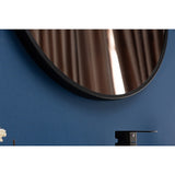 NNEDSZ 80cm Round Wall Mirror Bathroom Makeup Mirror by Della Francesca