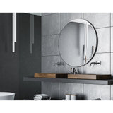 NNEDSZ 90cm Round Wall Mirror Bathroom Makeup Mirror by Della Francesca