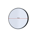 NNEDSZ 90cm Round Wall Mirror Bathroom Makeup Mirror by Della Francesca