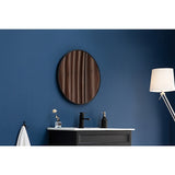 NNEDSZ 90cm Round Wall Mirror Bathroom Makeup Mirror by Della Francesca