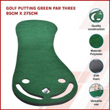 NNEDSZ Golf Putting Green Par Three 95cm x 275cm