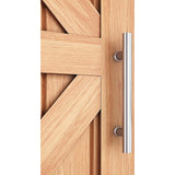 NNEDSZ Round 300mm Push Pull Stainless Steel Door Handle Entrance Entry Shower Glass