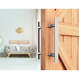 NNEDSZ Round 300mm Push Pull Stainless Steel Door Handle Entrance Entry Shower Glass