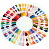 NNEDSZ Embroidery Starter Kit Cross Stitch Kit DIY Hand Craft Stitch 50 Color Kit