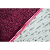 NNEDSZ 200x140cm Floor Rugs Large Shaggy Rug Area Carpet Bedroom Living Room Mat - Burgundy