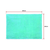 NNEDSZ 200x140cm Floor Rugs Large Shaggy Rug Area Carpet Bedroom Living Room Mat - Turquoise