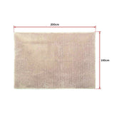 NNEDSZ 200x140cm Floor Rugs Large Shaggy Rug Area Carpet Bedroom Living Room Mat - Beige