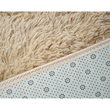 NNEDSZ 200x140cm Floor Rugs Large Shaggy Rug Area Carpet Bedroom Living Room Mat - Beige
