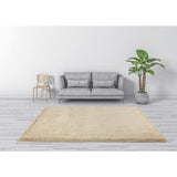 NNEDSZ 230x200cm Floor Rugs Large Shaggy Rug Area Carpet Bedroom Living Room Mat - Beige